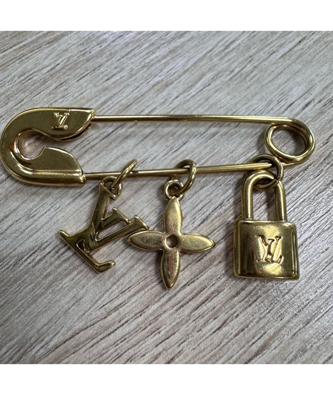 LOUIS VUITTON Золотая булавка / брошь, фото 4