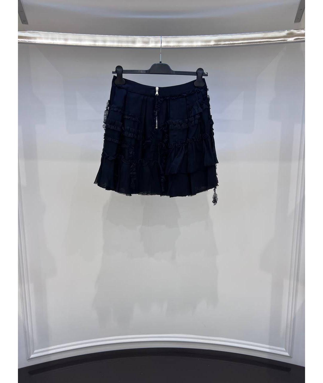 DOLCE&GABBANA Черная юбка мини, фото 2