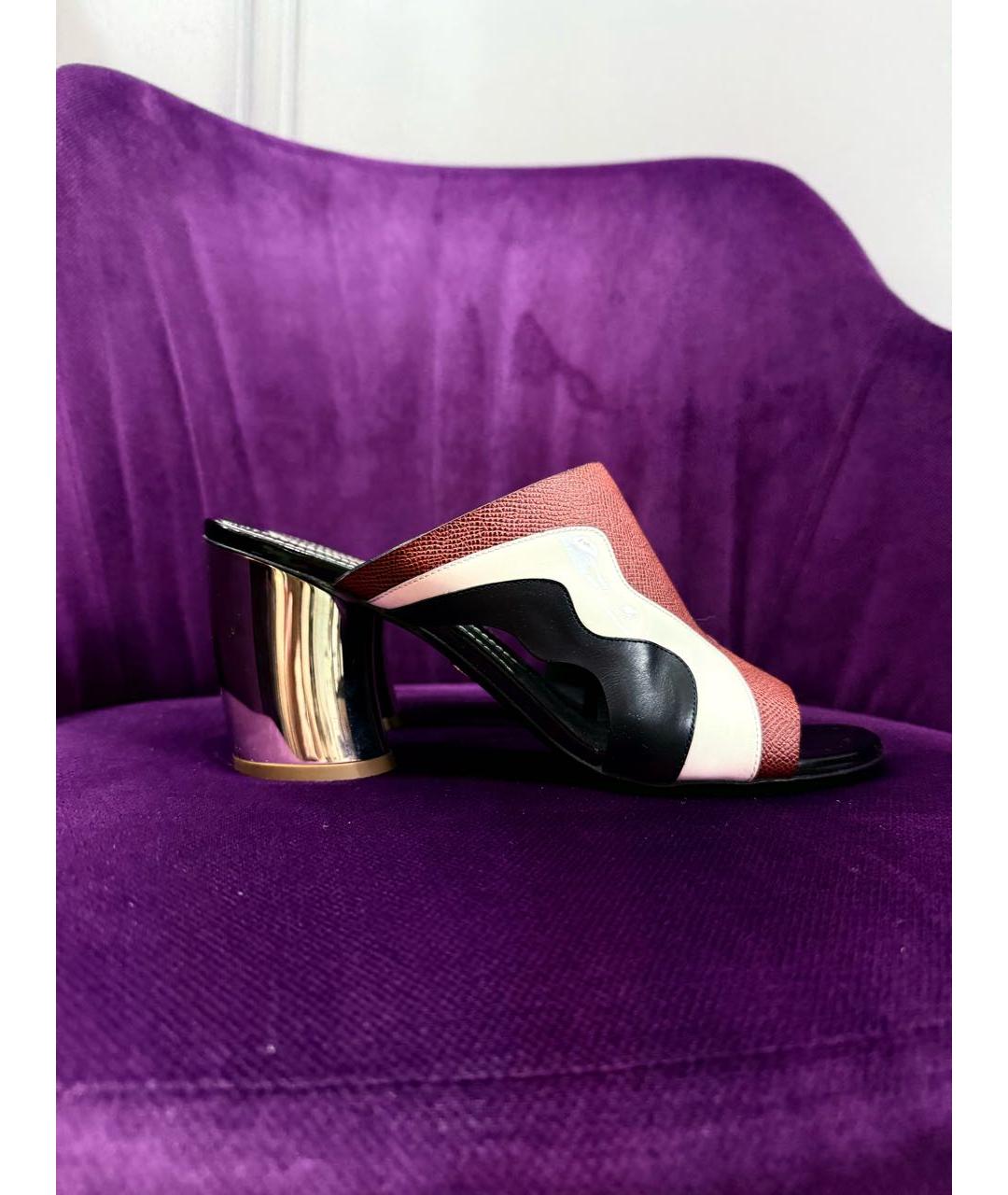 PROENZA SCHOULER Мульти кожаные мюли, фото 3