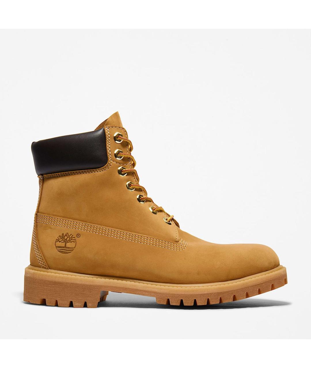 TIMBERLAND Горчичные кожаные высокие ботинки, фото 9