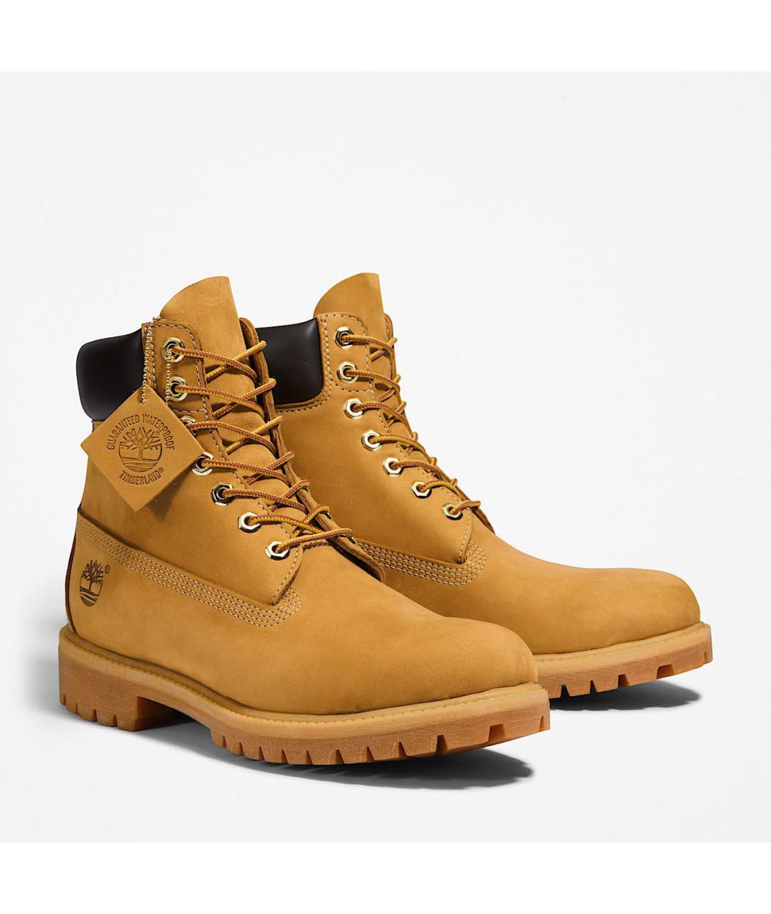 TIMBERLAND Горчичные кожаные высокие ботинки, фото 2