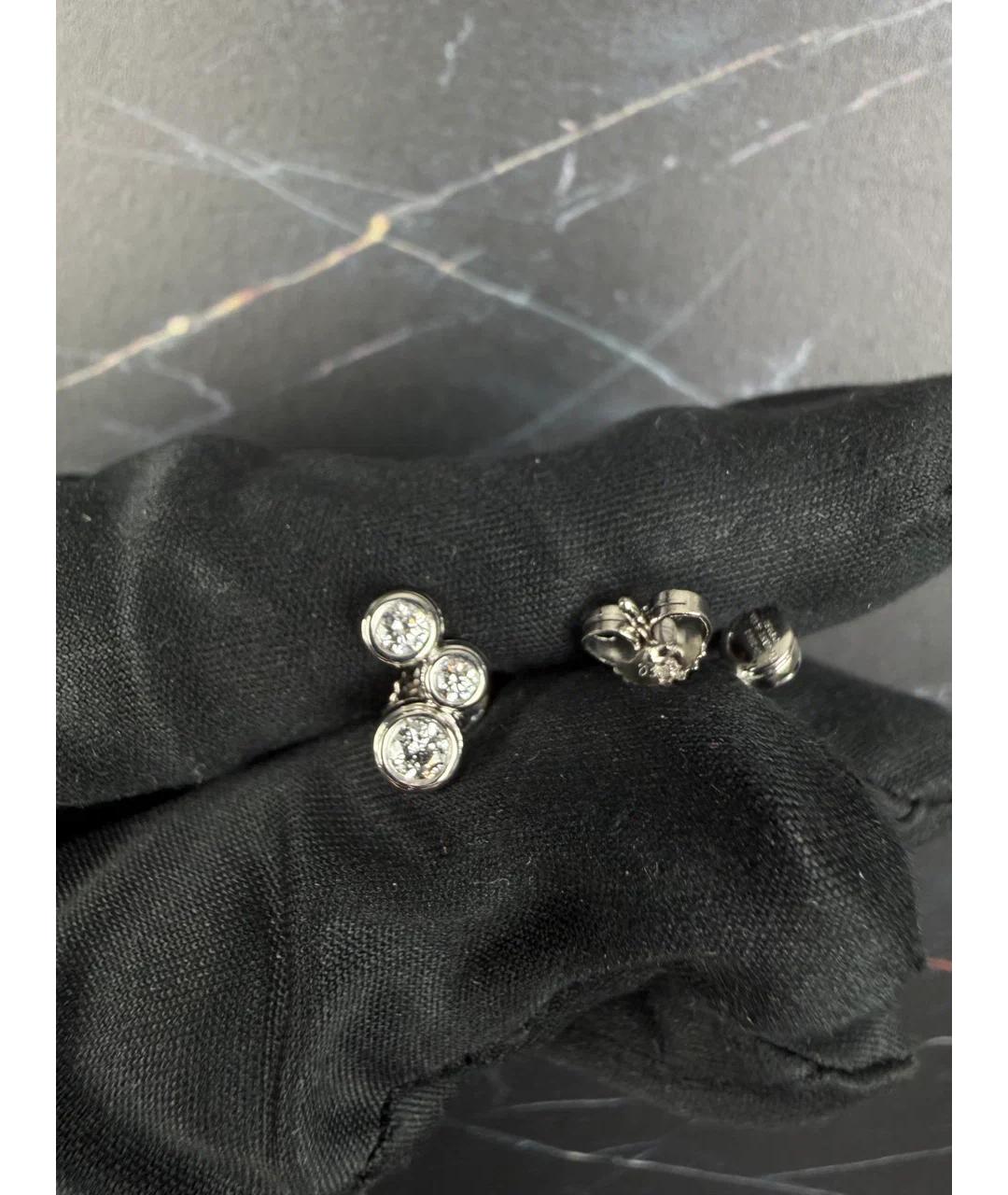 TIFFANY&CO Серебряные платиновые серьги, фото 2