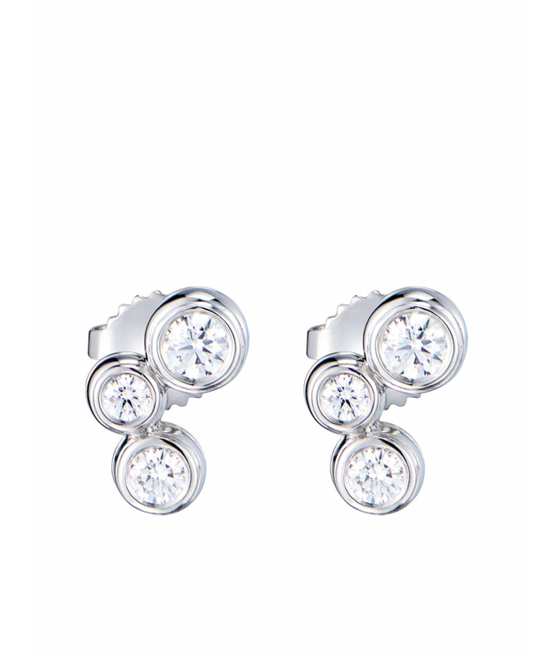 TIFFANY&CO Серебряные платиновые серьги, фото 1