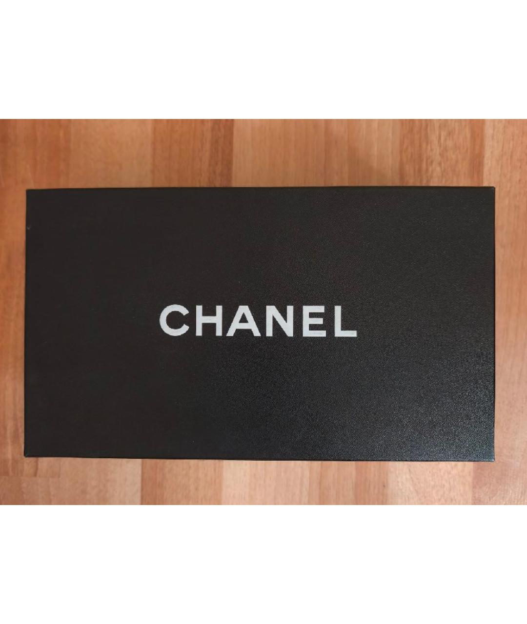 CHANEL Розовые кожаные балетки, фото 9
