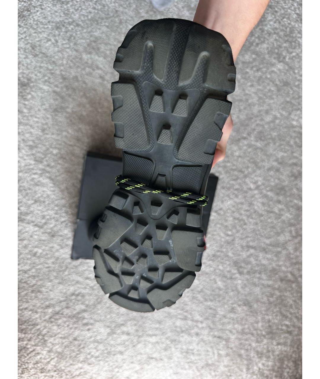 MCQ ALEXANDER MCQUEEN Черные кожаные высокие кроссовки / кеды, фото 5