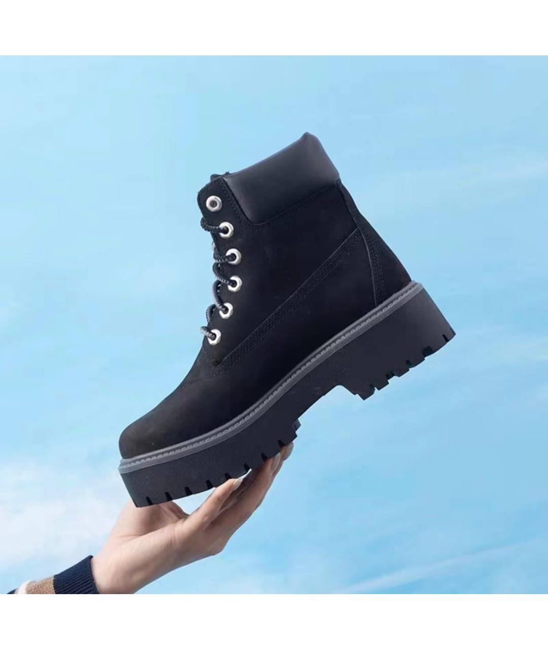 TIMBERLAND Черные замшевые ботинки, фото 7