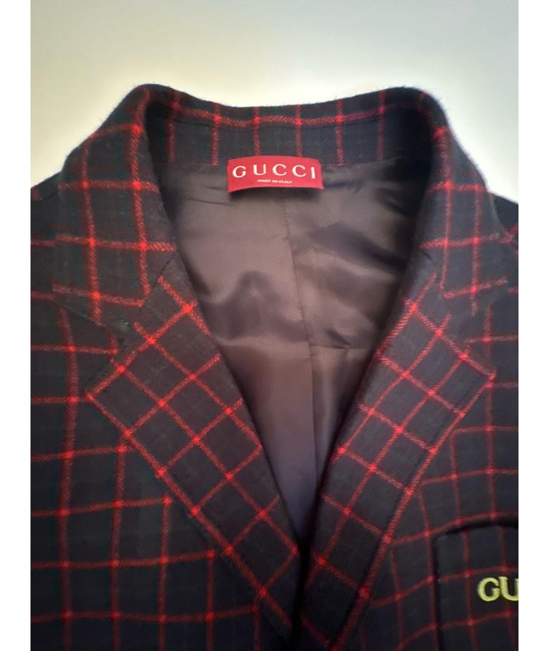 GUCCI Шерстяной тренч / плащ, фото 3