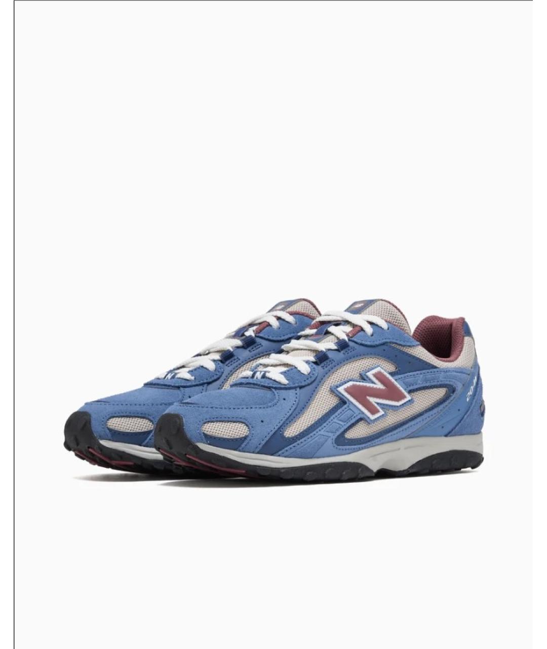 NEW BALANCE Синие замшевые низкие кроссовки / кеды, фото 5