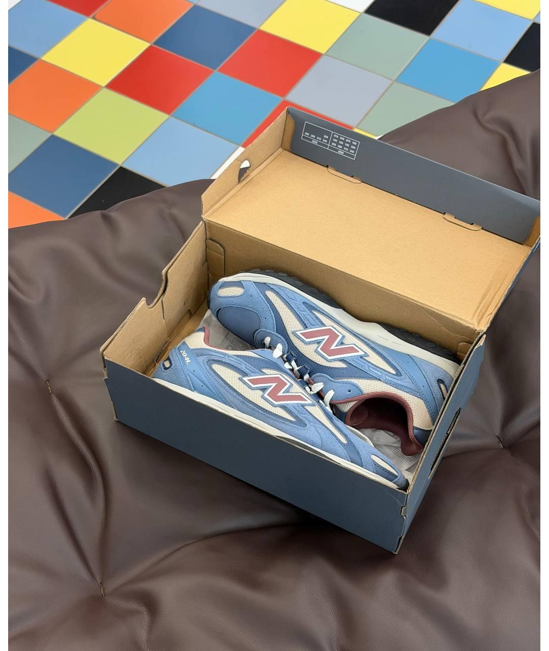 NEW BALANCE Синие замшевые низкие кроссовки / кеды, фото 9