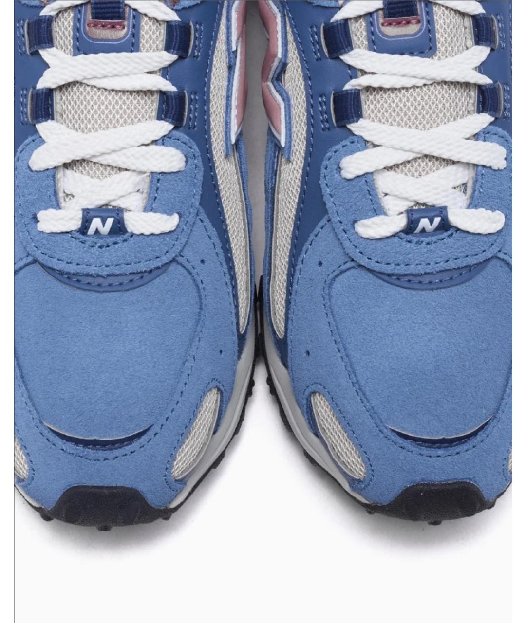 NEW BALANCE Синие замшевые низкие кроссовки / кеды, фото 3