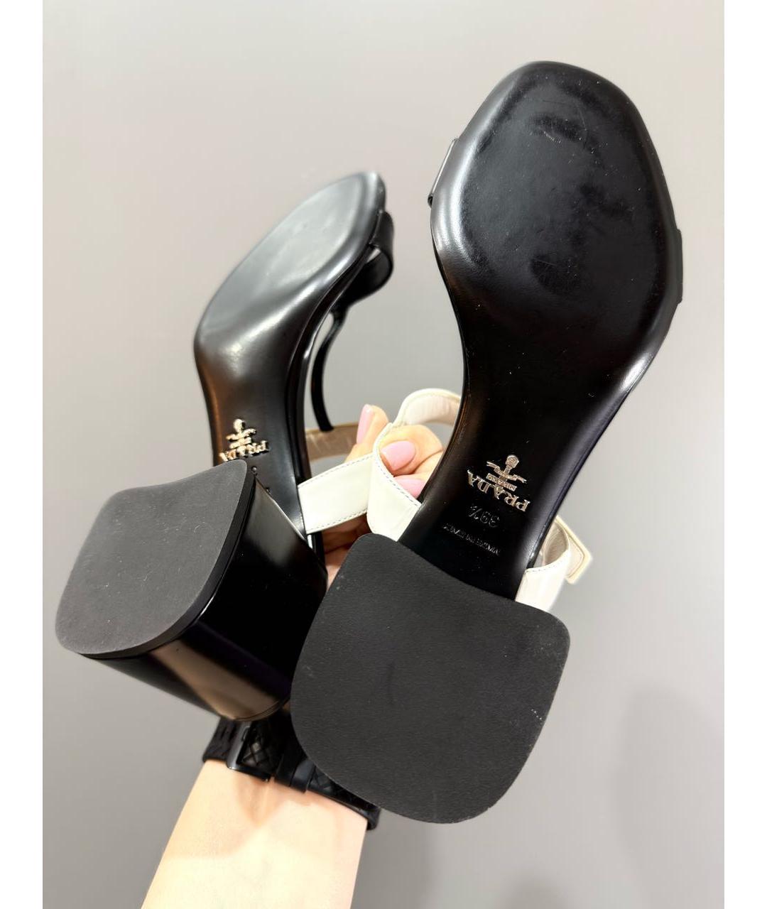 PRADA Мульти кожаные босоножки, фото 3