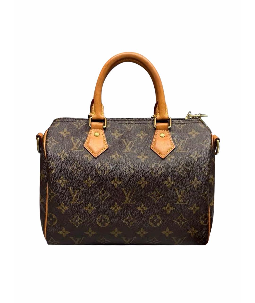 LOUIS VUITTON Коричневая кожаная сумка через плечо, фото 1