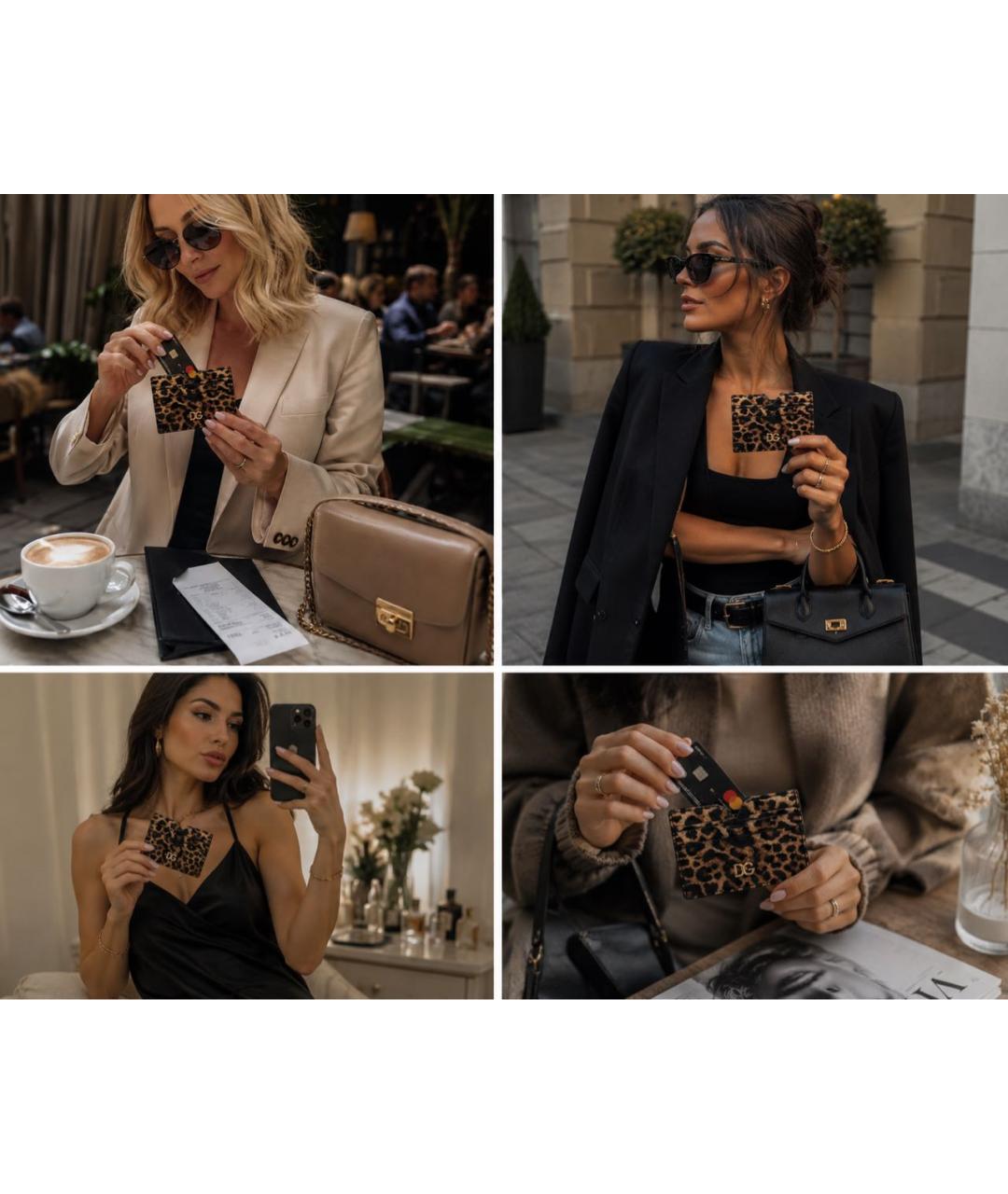 DOLCE&GABBANA Коричневый кожаный кардхолдер, фото 6
