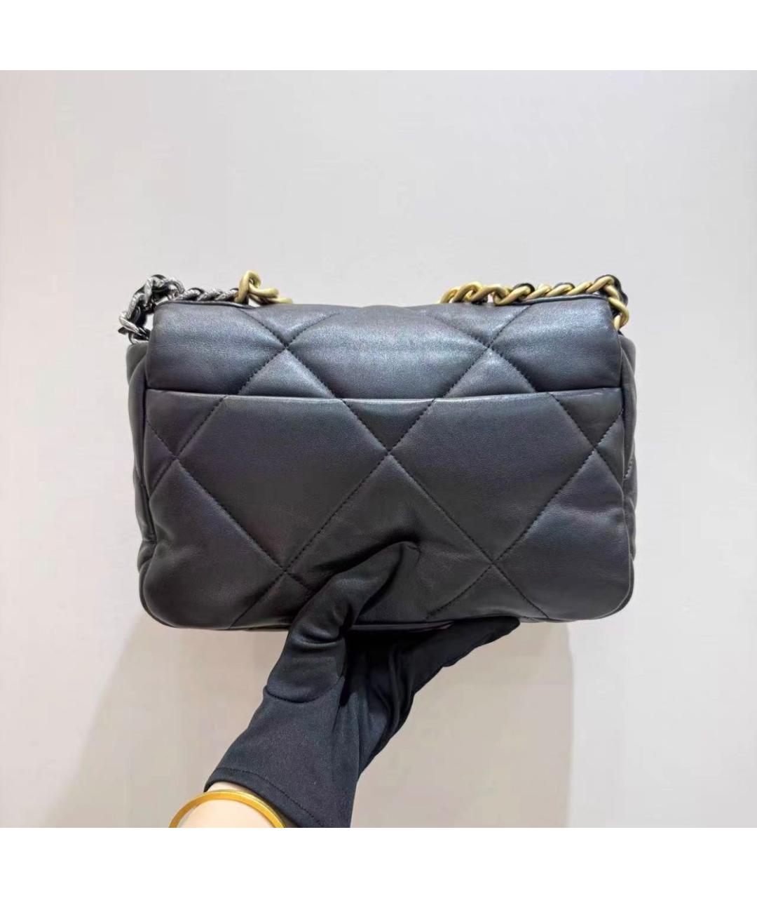 CHANEL Черная кожаная сумка тоут, фото 3