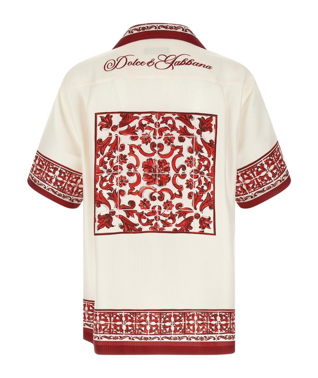DOLCE&GABBANA Мульти шелковая кэжуал рубашка, фото 2