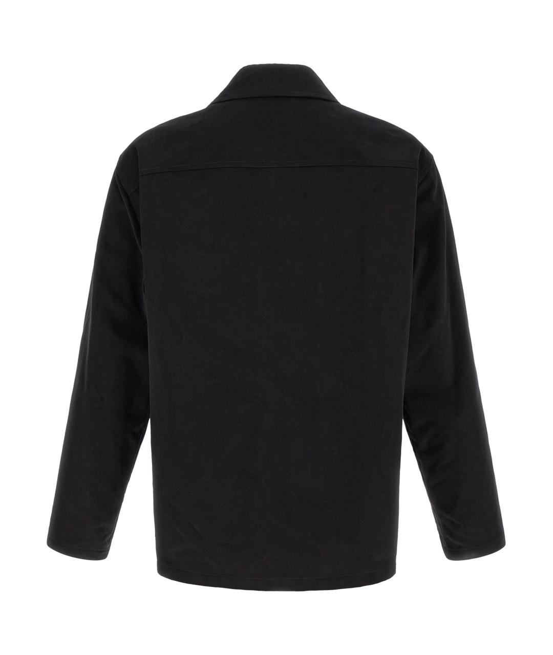 SAINT LAURENT Черная хлопковая кэжуал рубашка, фото 2