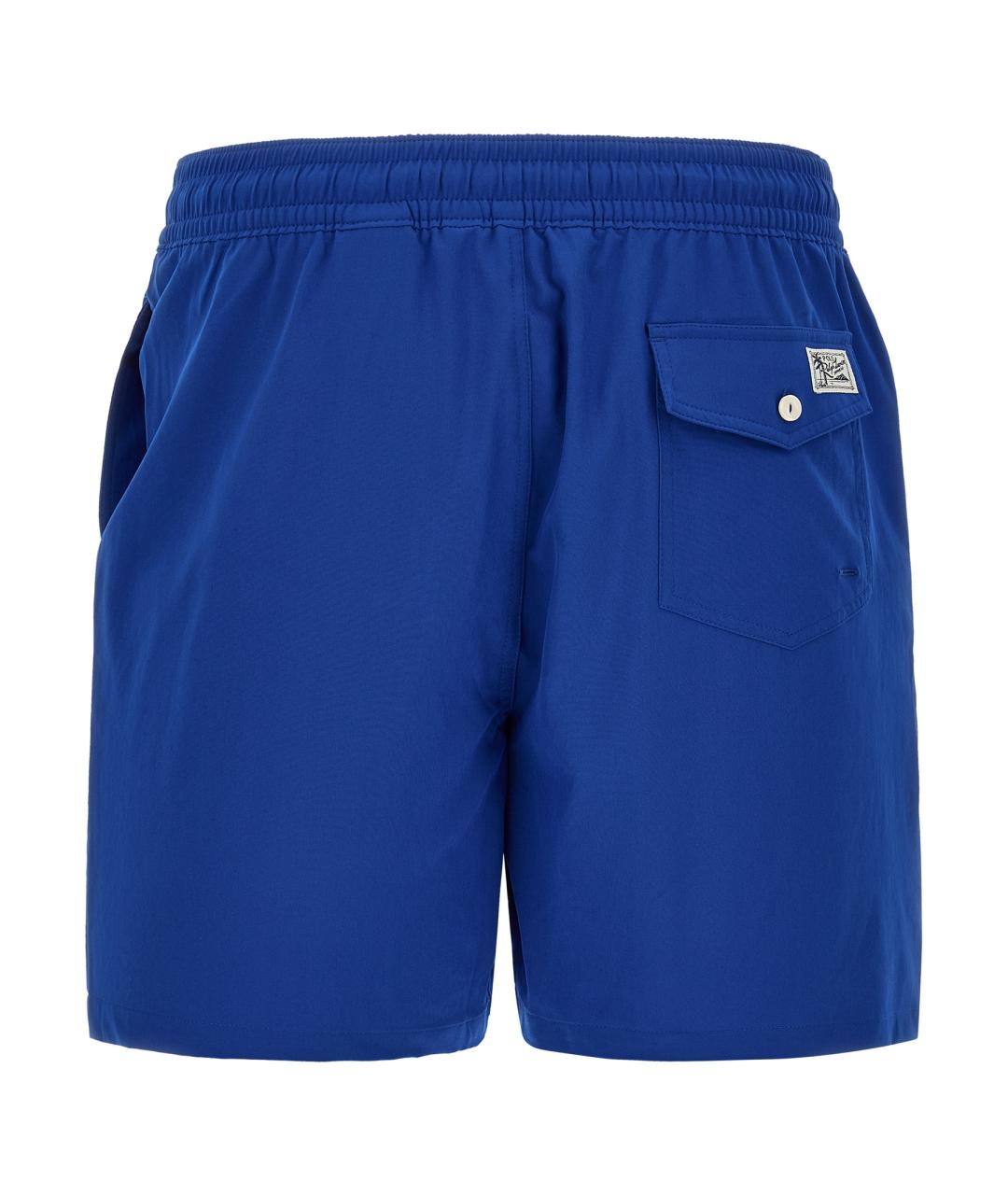 POLO RALPH LAUREN Синие полиэстеровые плавки, фото 2