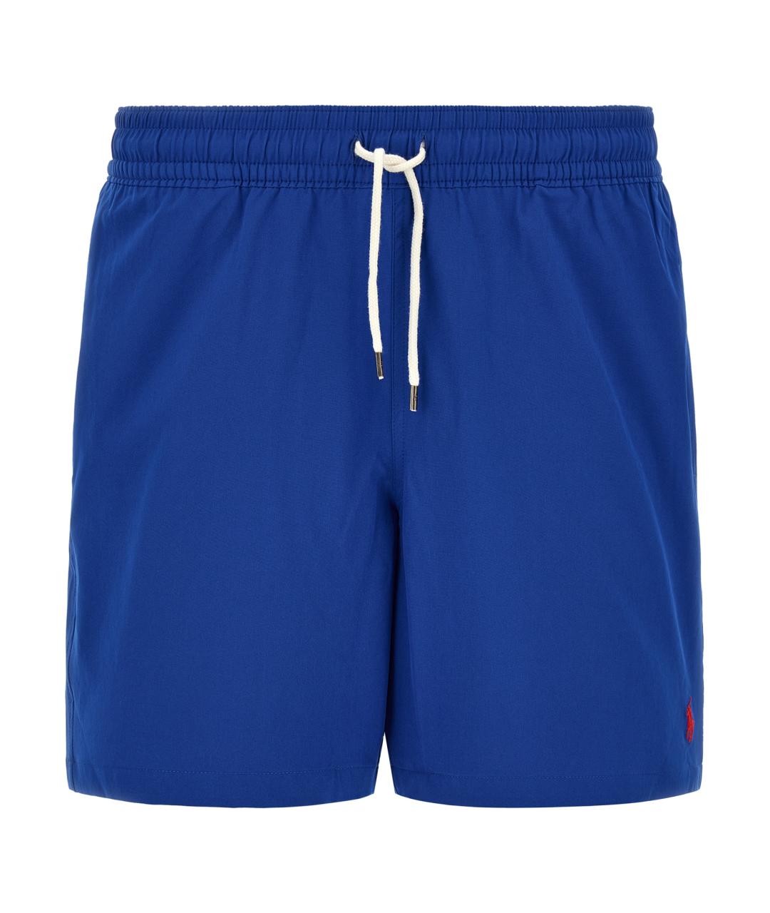 POLO RALPH LAUREN Синие полиэстеровые плавки, фото 1