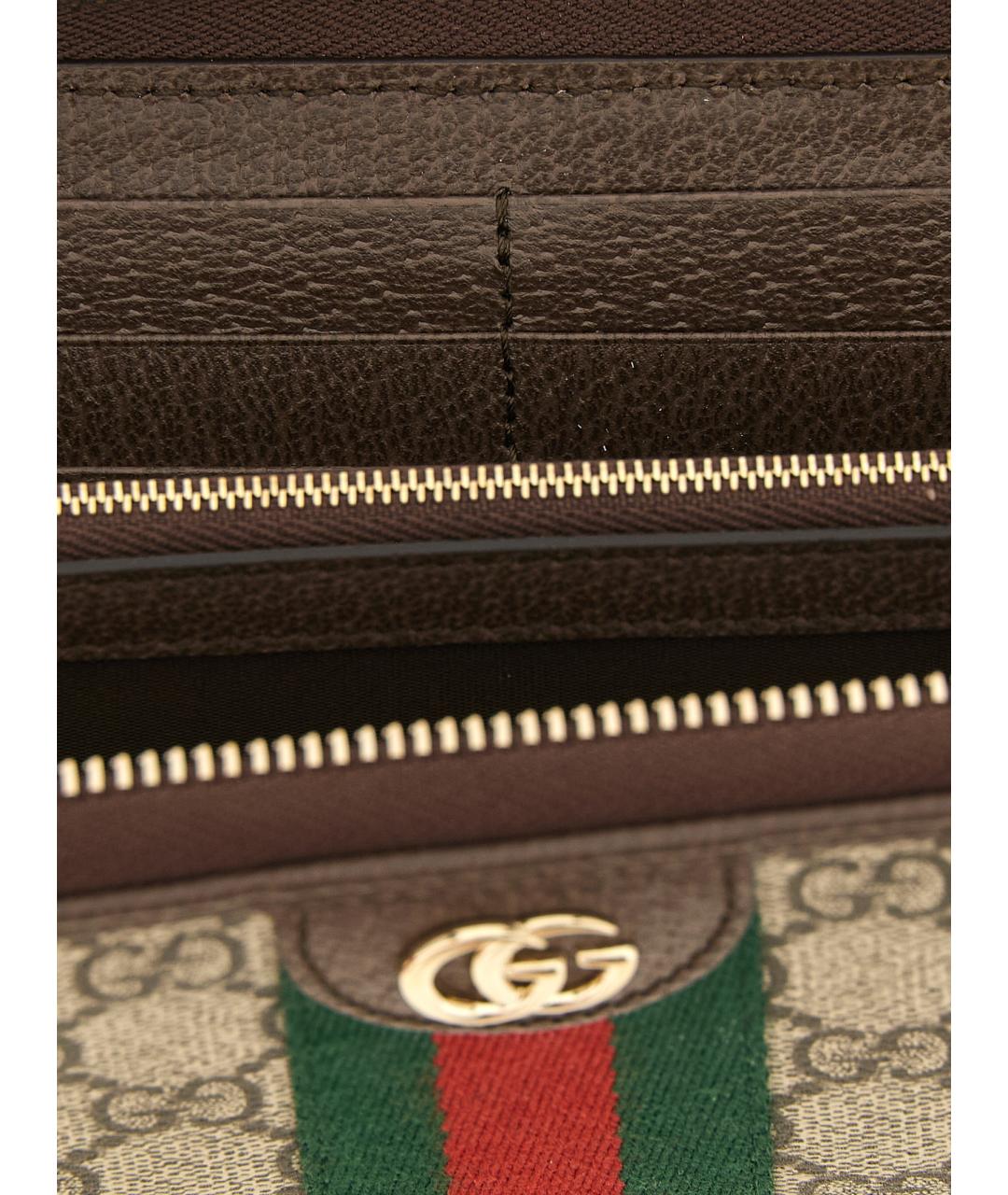 GUCCI Бежевый кошелек, фото 3