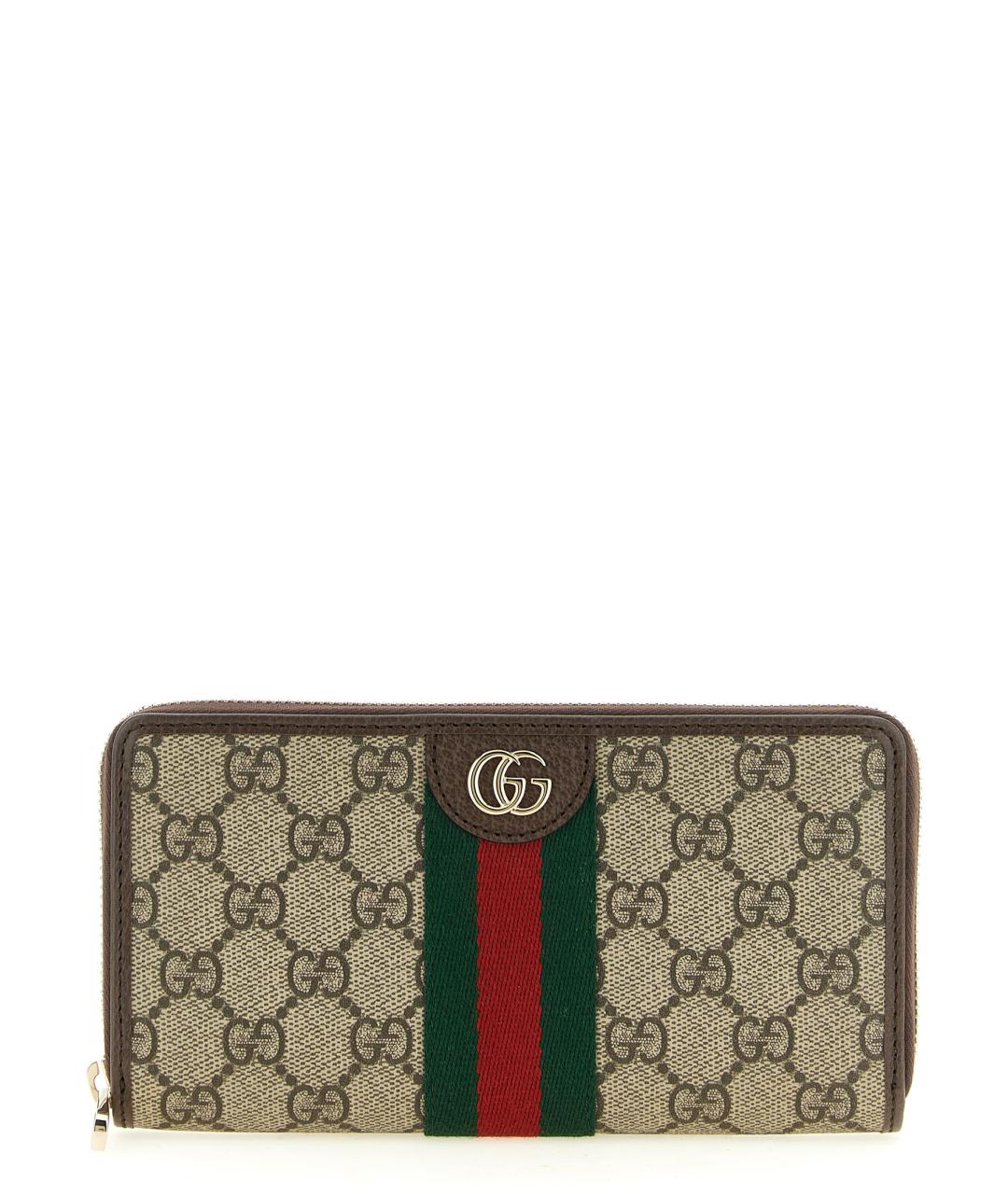 GUCCI Бежевый кошелек, фото 1