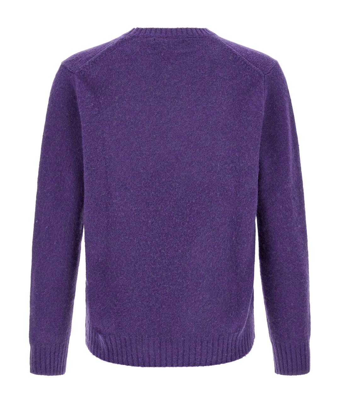 POLO RALPH LAUREN Фиолетовый шерстяной джемпер / свитер, фото 2