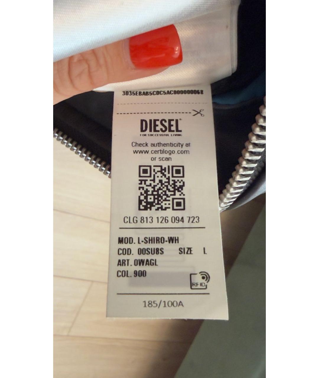 DIESEL Черная кожаная куртка, фото 6