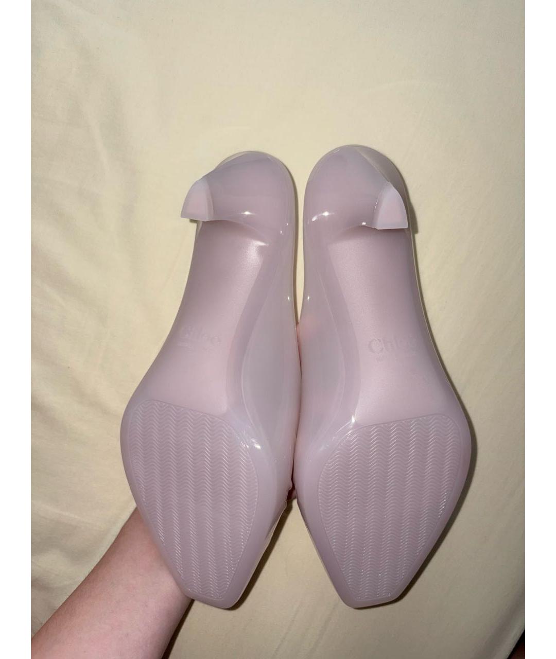 CHLOE Розовые мюли, фото 4