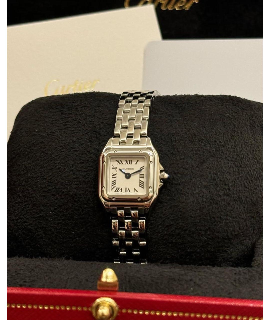 CARTIER Серебряные металлические часы, фото 7