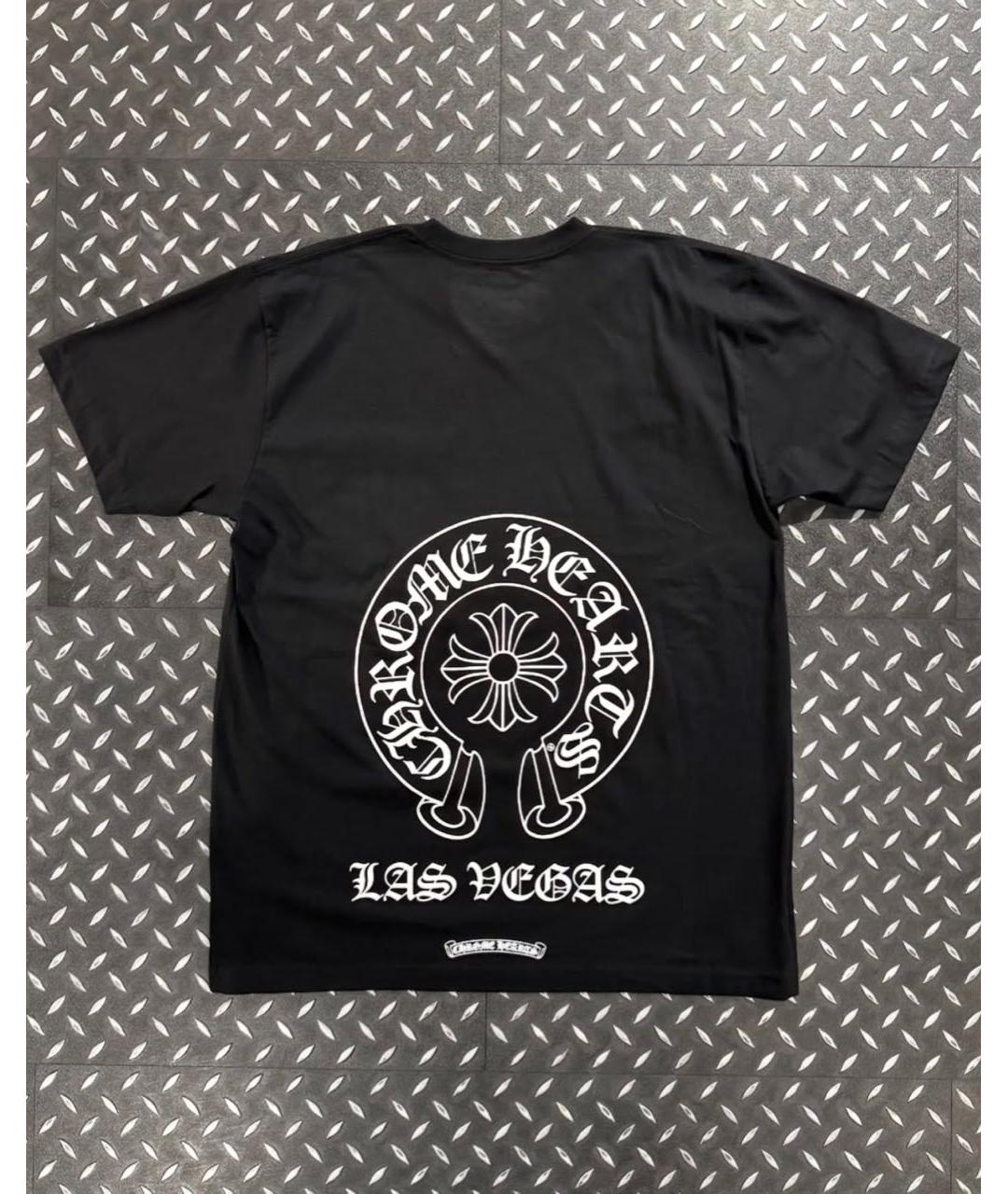 CHROME HEARTS Черная хлопковая футболка, фото 7