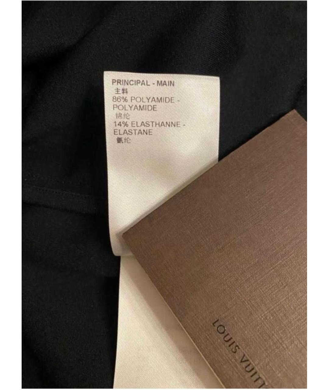 LOUIS VUITTON Черная полиамидовая куртка, фото 7