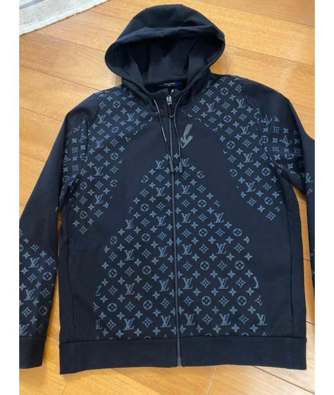 LOUIS VUITTON Черная полиамидовая куртка, фото 8
