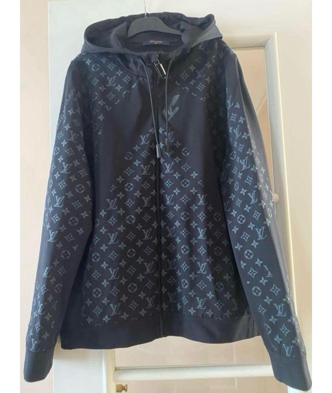 LOUIS VUITTON Черная полиамидовая куртка, фото 5