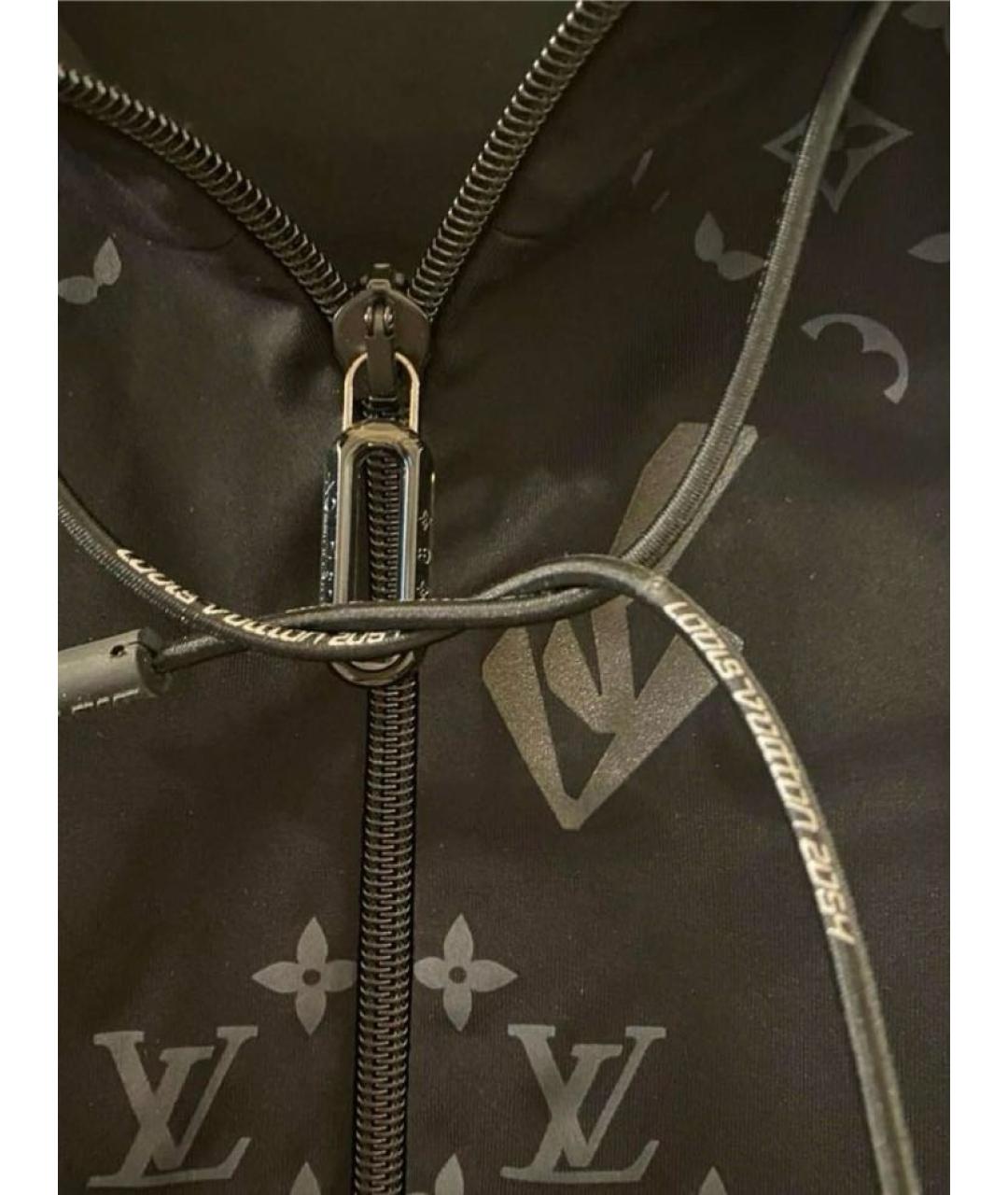 LOUIS VUITTON Черная полиамидовая куртка, фото 3