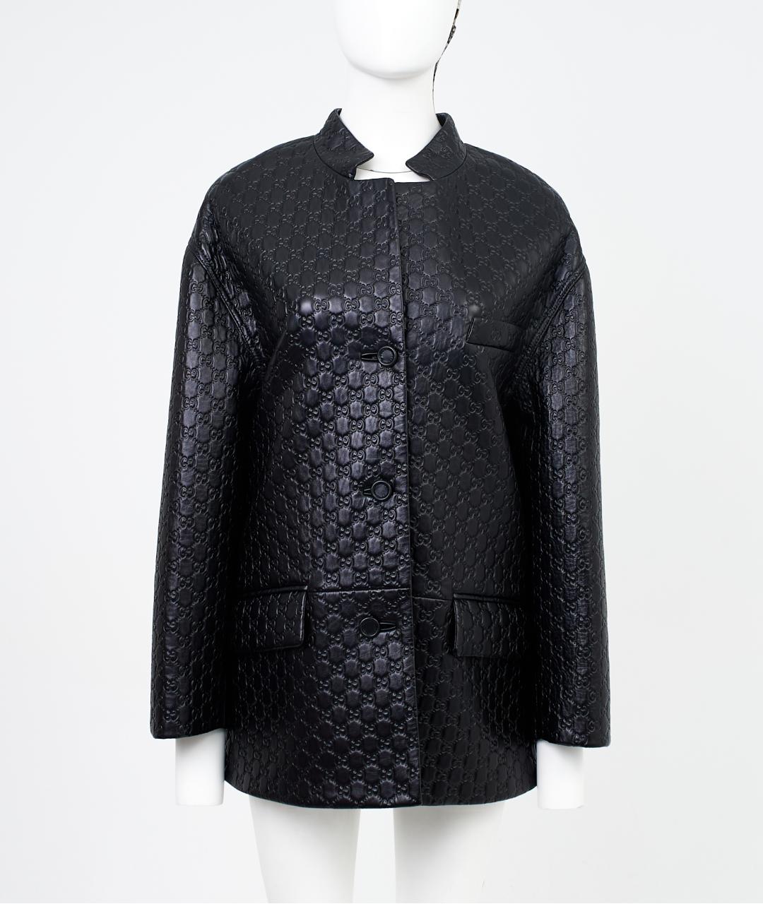 GUCCI Черная кожаная куртка, фото 6