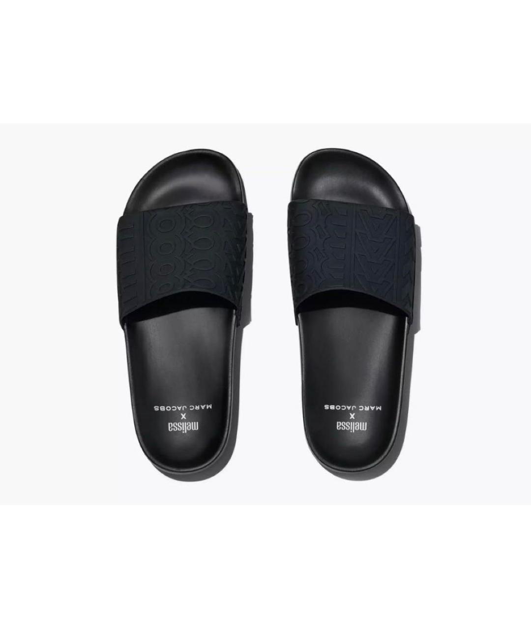 MARC JACOBS Черные шлепанцы, фото 2