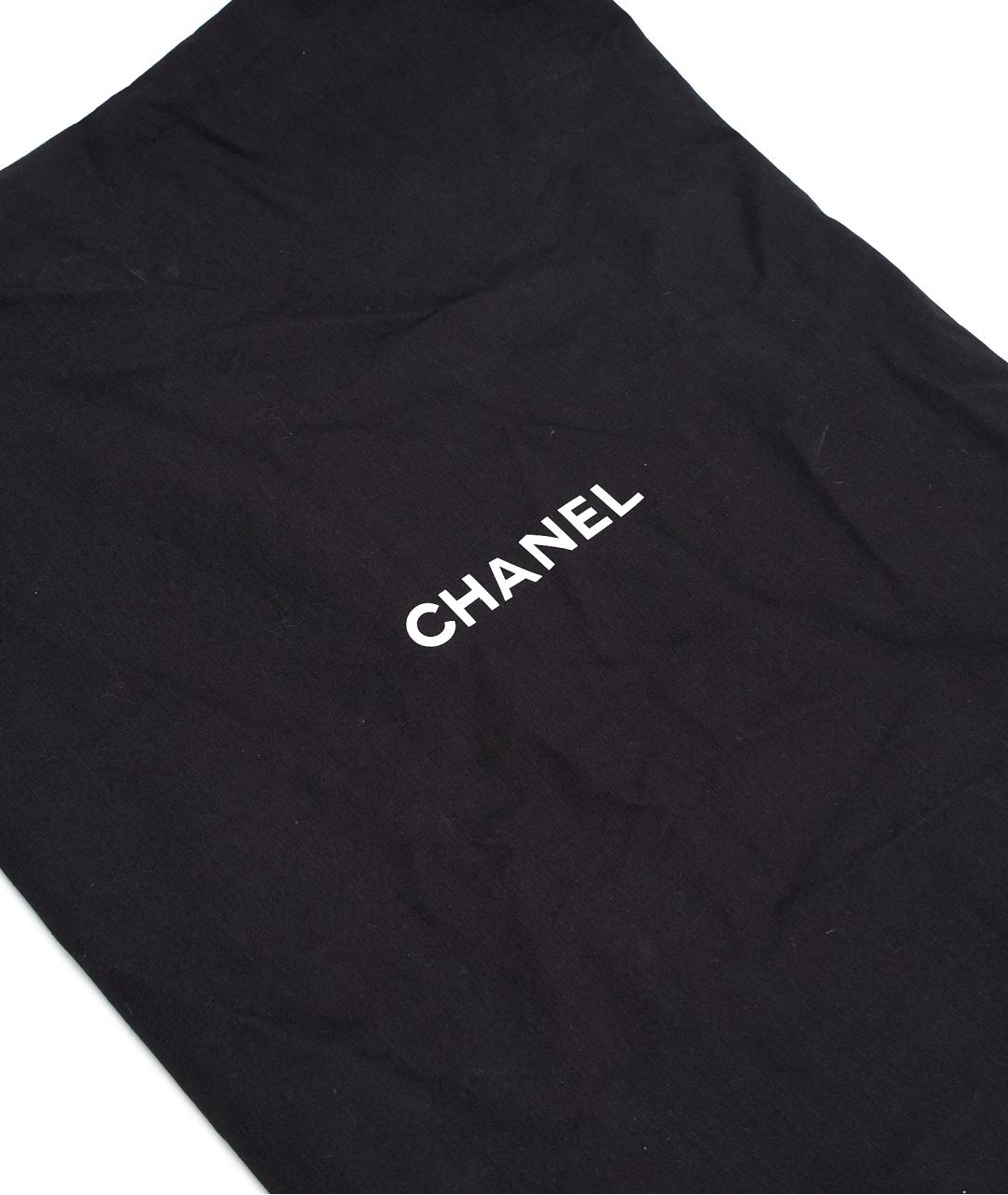 CHANEL Черная кожаная сумка тоут, фото 7