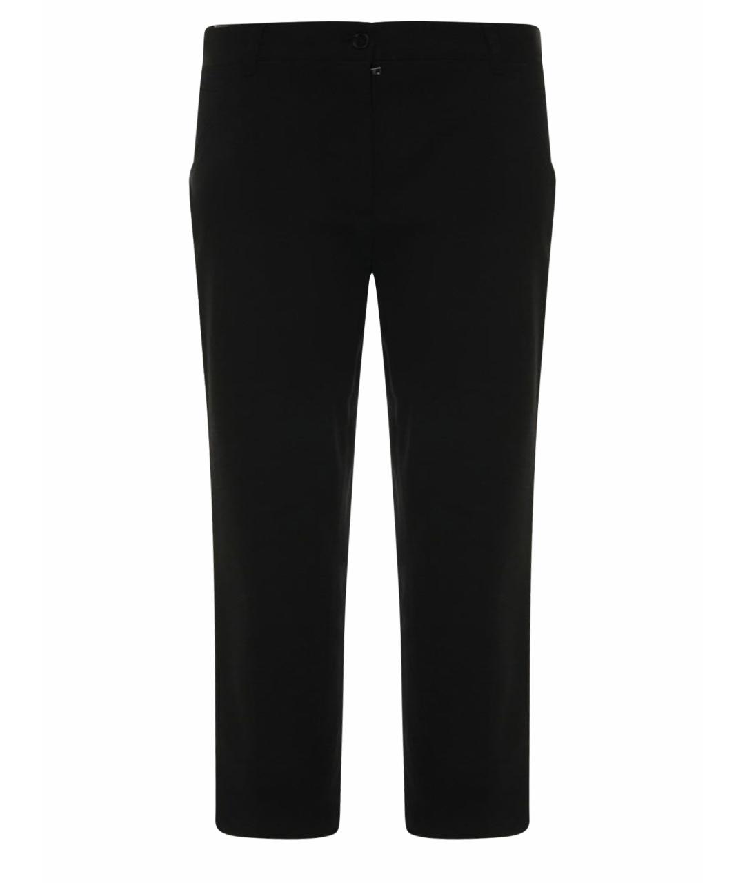 DOLCE&GABBANA Черные хлопко-эластановые капри, фото 1