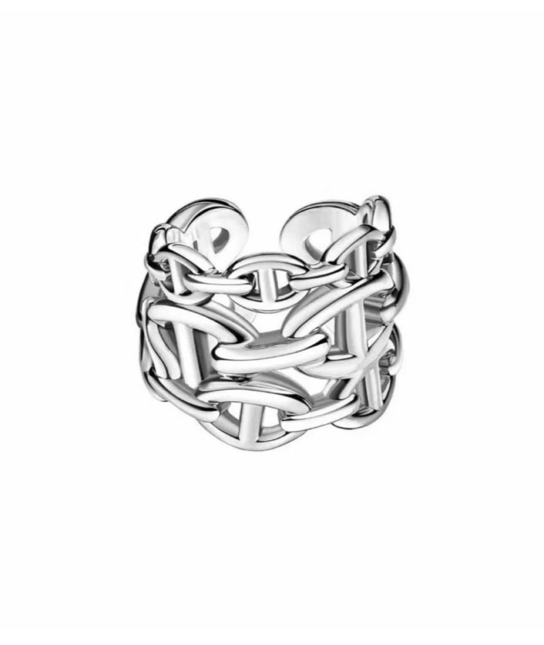 HERMES Серебряное серебряное кольцо, фото 6