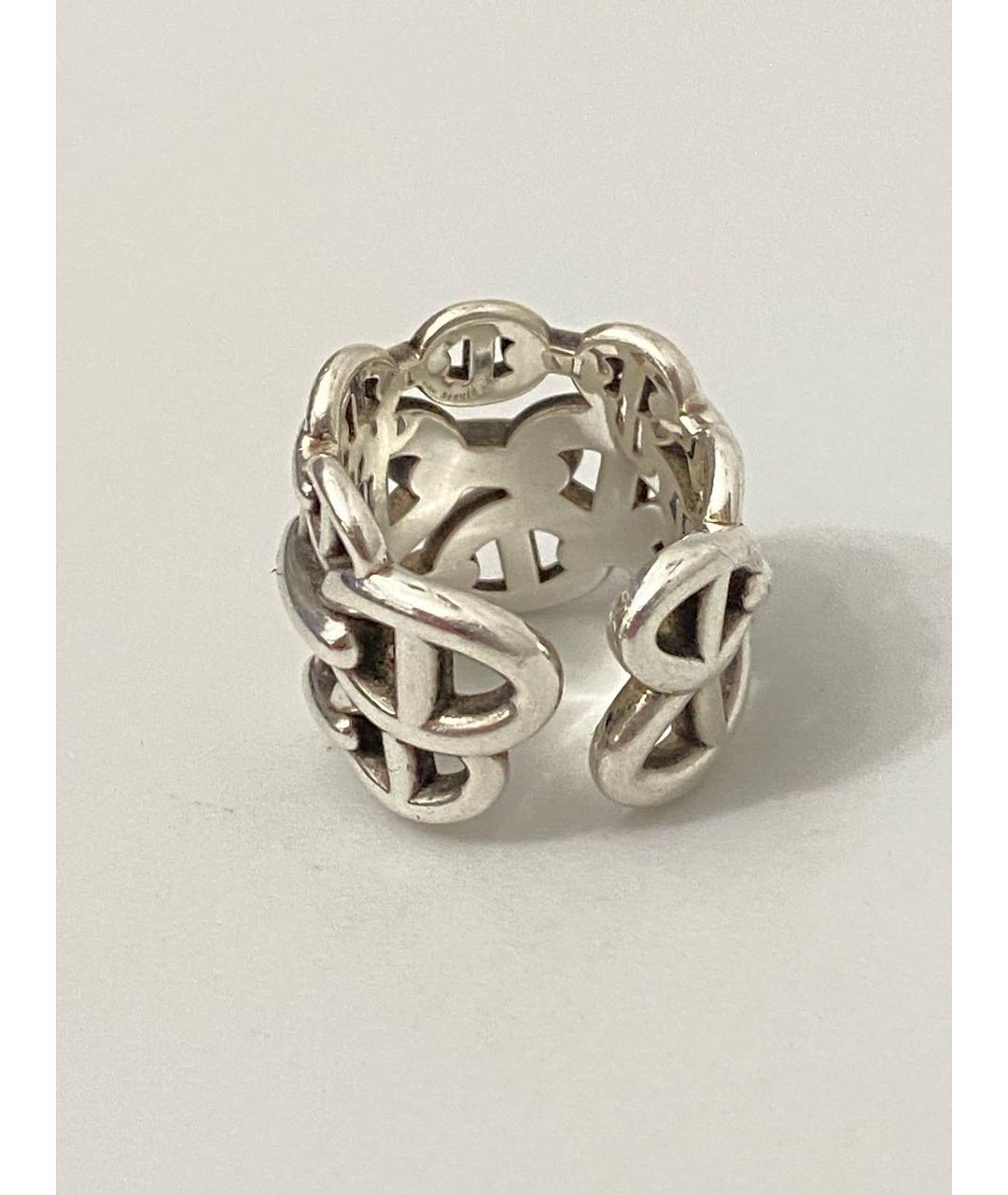 HERMES Серебряное серебряное кольцо, фото 3