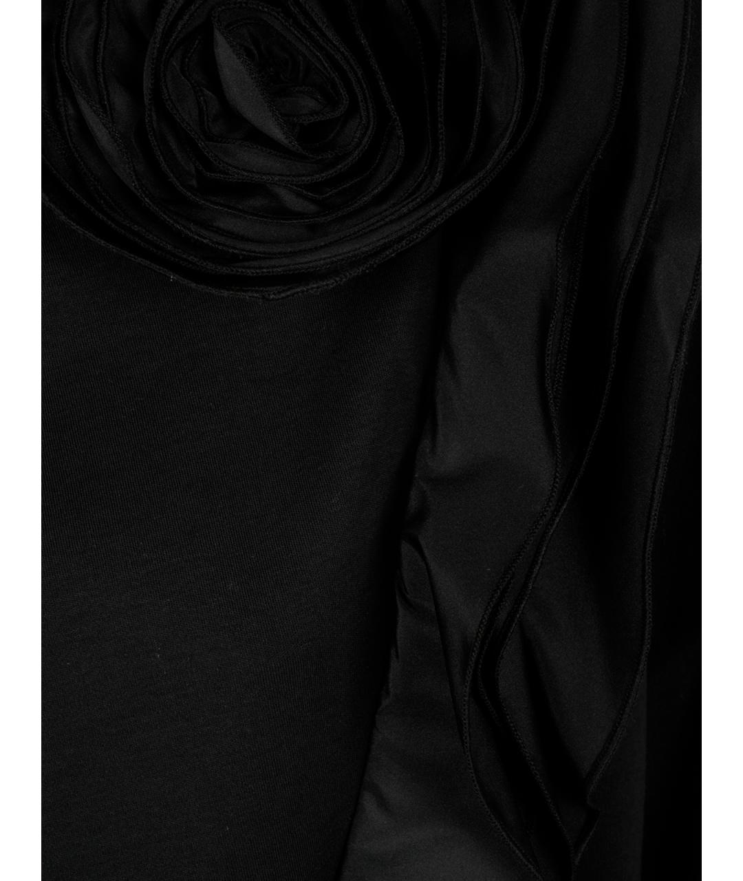 MAX MARA Черная хлопковая футболка, фото 6