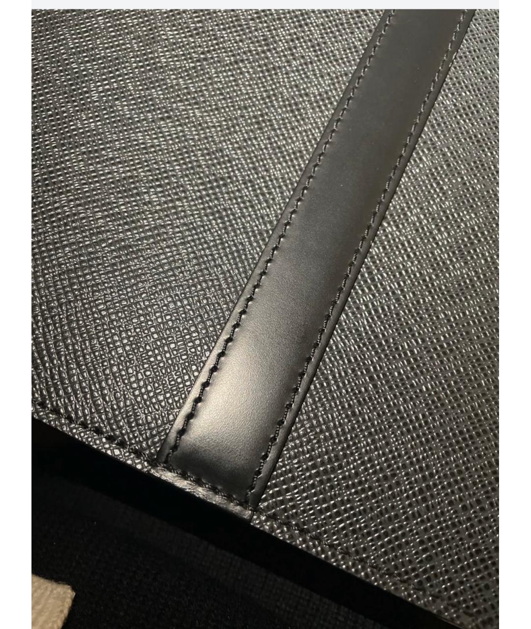 LOUIS VUITTON Кожаный портфель, фото 5