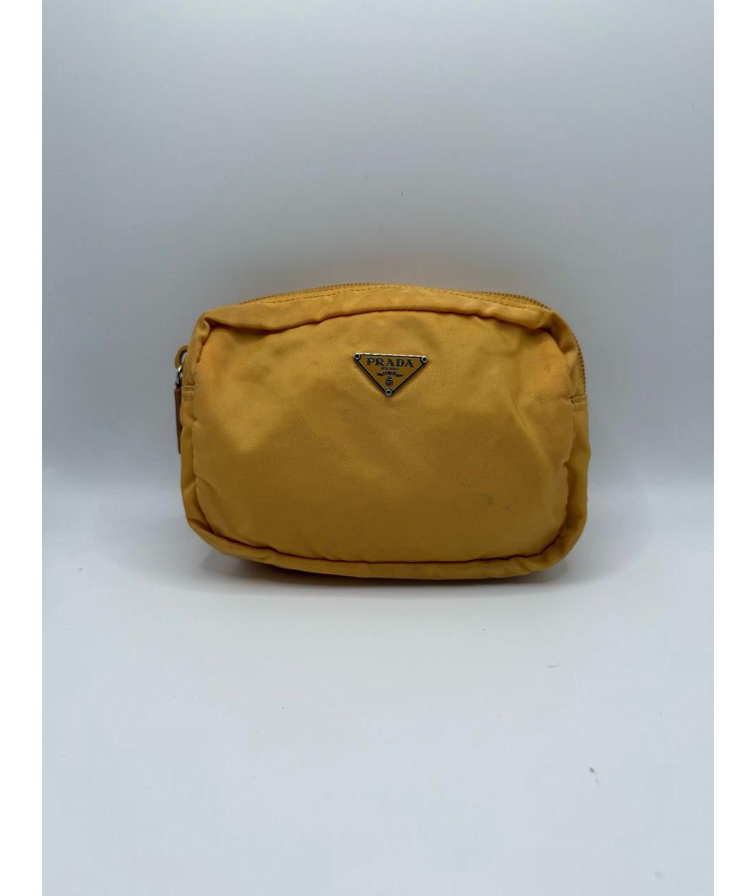 PRADA Желтый кошелек, фото 6