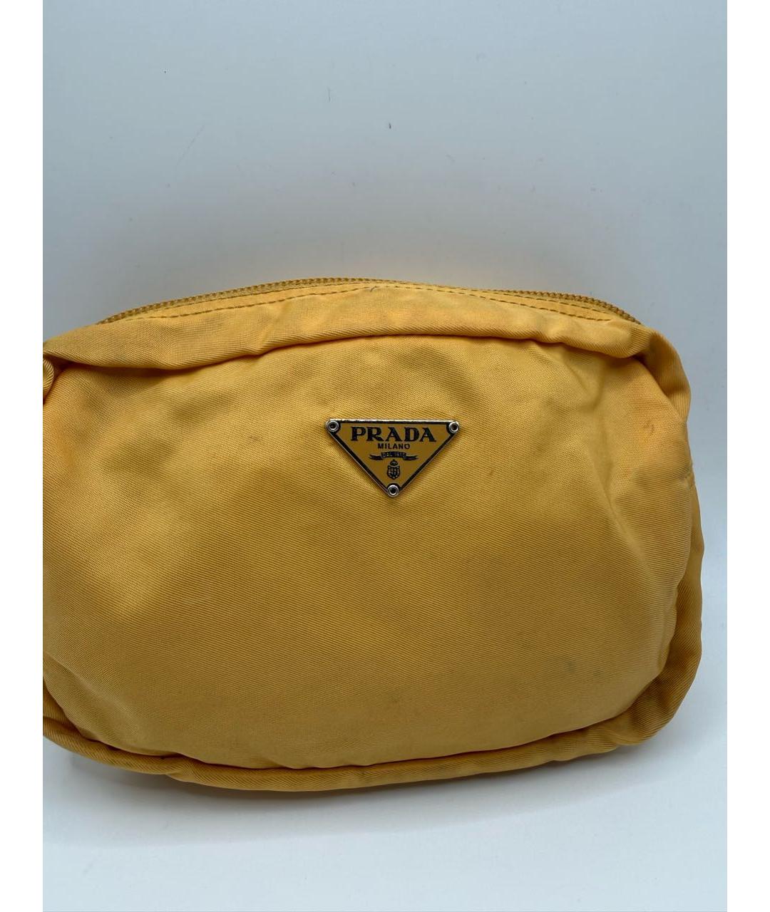 PRADA Желтый кошелек, фото 2