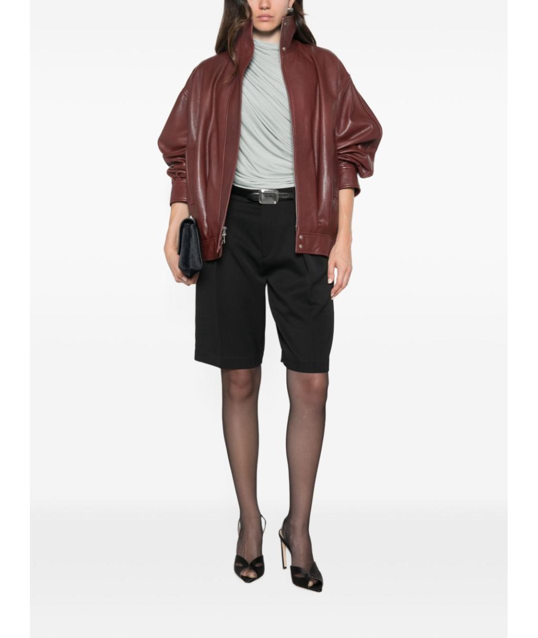 SAINT LAURENT Черные шорты, фото 4
