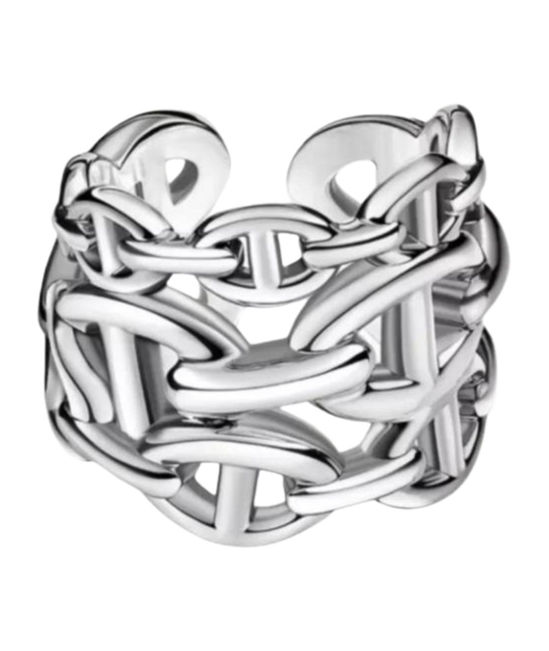 HERMES Серебряное серебряное кольцо, фото 1