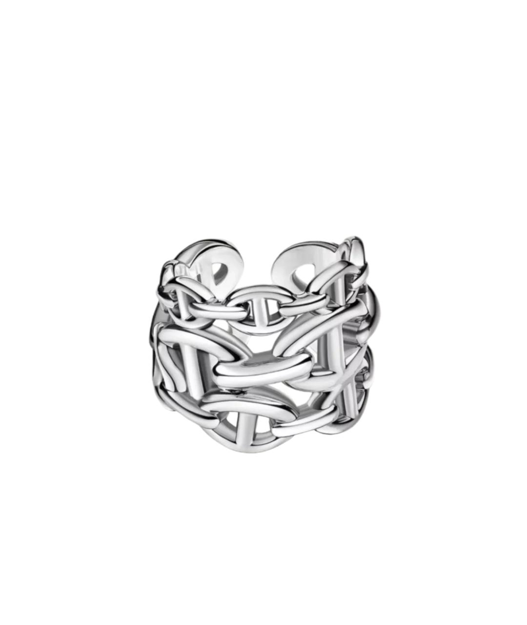 HERMES Серебряное серебряное кольцо, фото 6