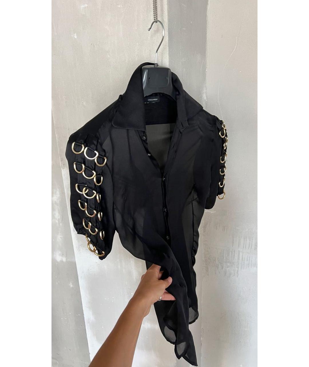 DSQUARED2 Черная блузы, фото 2