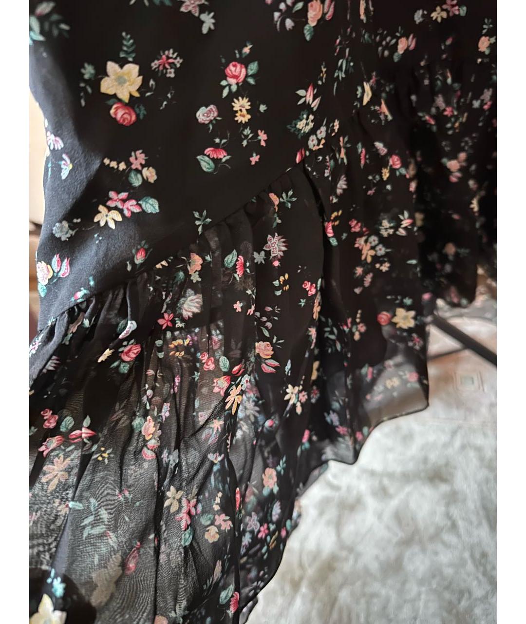 SAINT LAURENT Черное шелковое коктейльное платье, фото 6