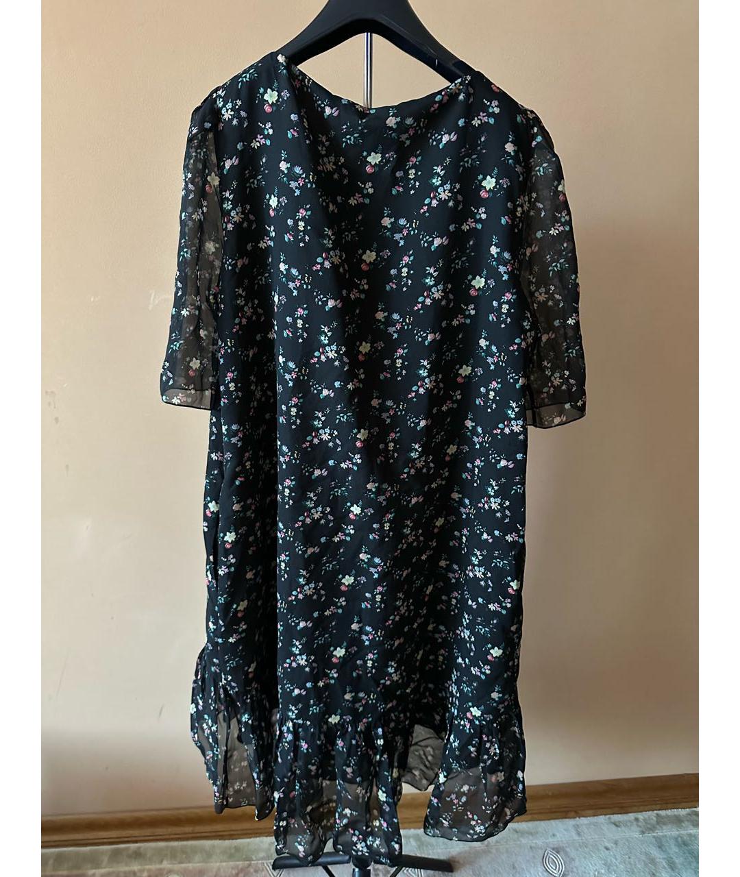 SAINT LAURENT Черное шелковое коктейльное платье, фото 2