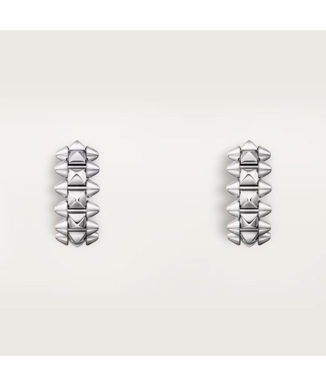 CARTIER Серебряные серьги из белого золота, фото 3